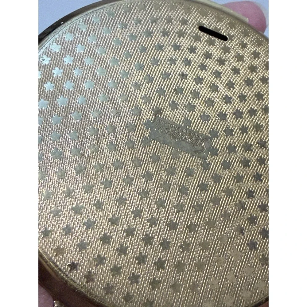 VTG Stratton RAFA Powder Compact Black Enamel Royal Air Force Sweetheart England